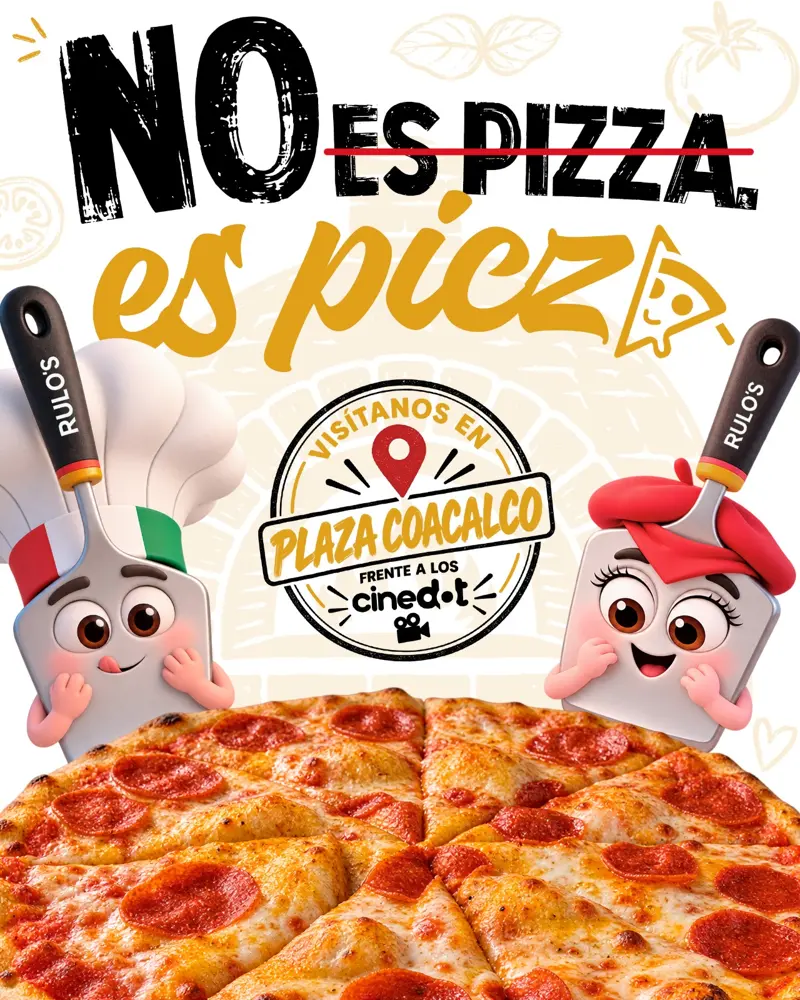 Póster: No es pizza, es picza